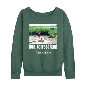 Women's - Forrest Gump - Run Forrest Run Lightweight French Terry Slouchy - 1 of 4
