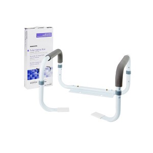 McKesson Toilet Safety Rail Steel White - 1 of 3