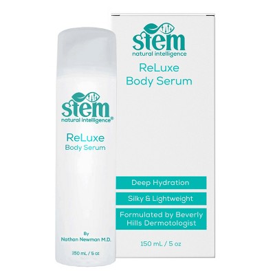 STEM ReLuxe Body Serum. Hydrating Serum for Women. Luxury Face and Body Care with Premium Ingredients. Dermatologist Tested, 5 oz