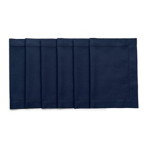 Solino Home Cotton and Linen Hemstitch Placemats - 1 of 4