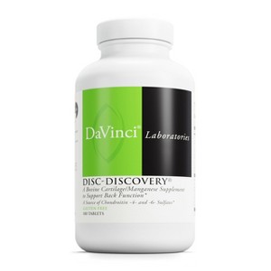 DaVinci Labs Disc Discovery - Dietary Supplement to Support Spinal Health* - With Vitamin C, Vitamin D3, and More - Gluten-Free - 180 Capsules - 1 of 4