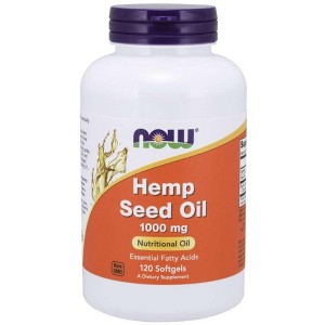 Hemp Seed Oil 1000 mg by Now Foods  -  120 Softgel - 1 of 1