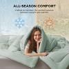 Bedsure Comforter Duvet Insert - Quilted Comforters Queen Size, All Season Duvet, Down Alternative Bedding, with 8 Tabs, Gifts for Women/Men, White,Qu - 4 of 4
