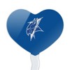 Elizabeth City State University Primary Logo Heart Love Cupcake Picks Toppers Decoration Set of 6 - 2 of 4