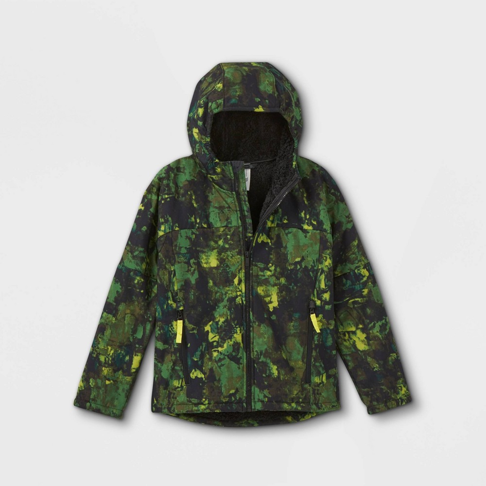 Boys' Softshell Jacket - All in Motion Green M