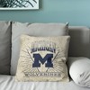 NCAA Michigan Wolverines 26 x 26 Woven Tapestry Pillow - 3 of 4