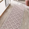 SussexHome Indoor Non Skid Cotton Washable Kitchen Runner Rug - 20" x 59" - 2 of 4