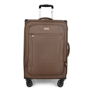 New York XPress XJ-1907-20in-Expandable 20% Luggage-Suitcases with Wheels Hardshell-Softside Luggage-w/TSA LOCK w/Spinner Wheel. - 1 of 4