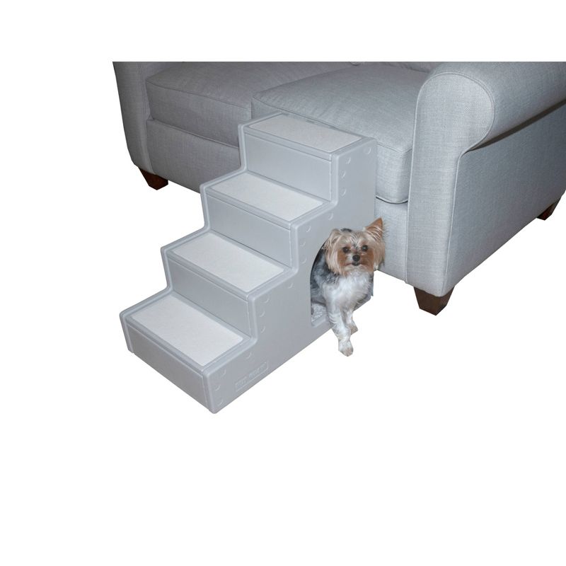 Pet Gear 4-Step with Den Dog Steps - Gray, 4 of 5