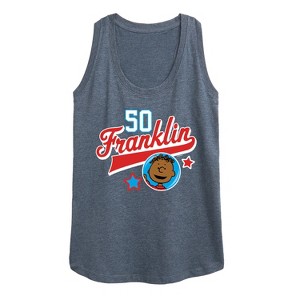 Women's - Peanuts - Franklin Athletic 50 Graphic Racerback Tank - 1 of 4