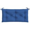 vidaXL Garden Bench Cushion Blue 39.4"x19.7"x2.8" Oxford Fabric - 4 of 4