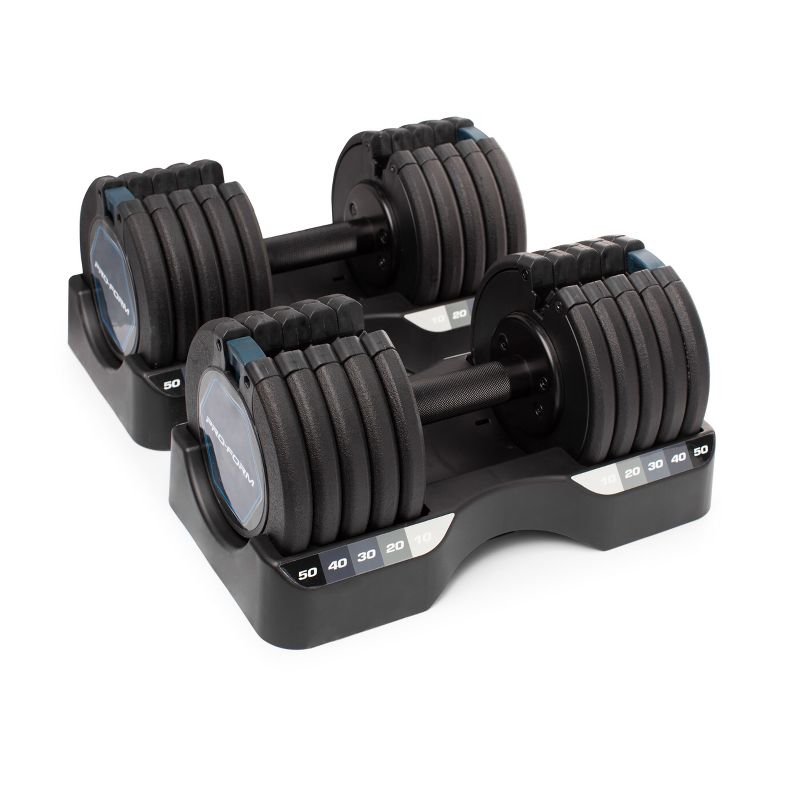 ProForm Select-A-Weight Dumbell 2pc 55lbs, 1 of 15