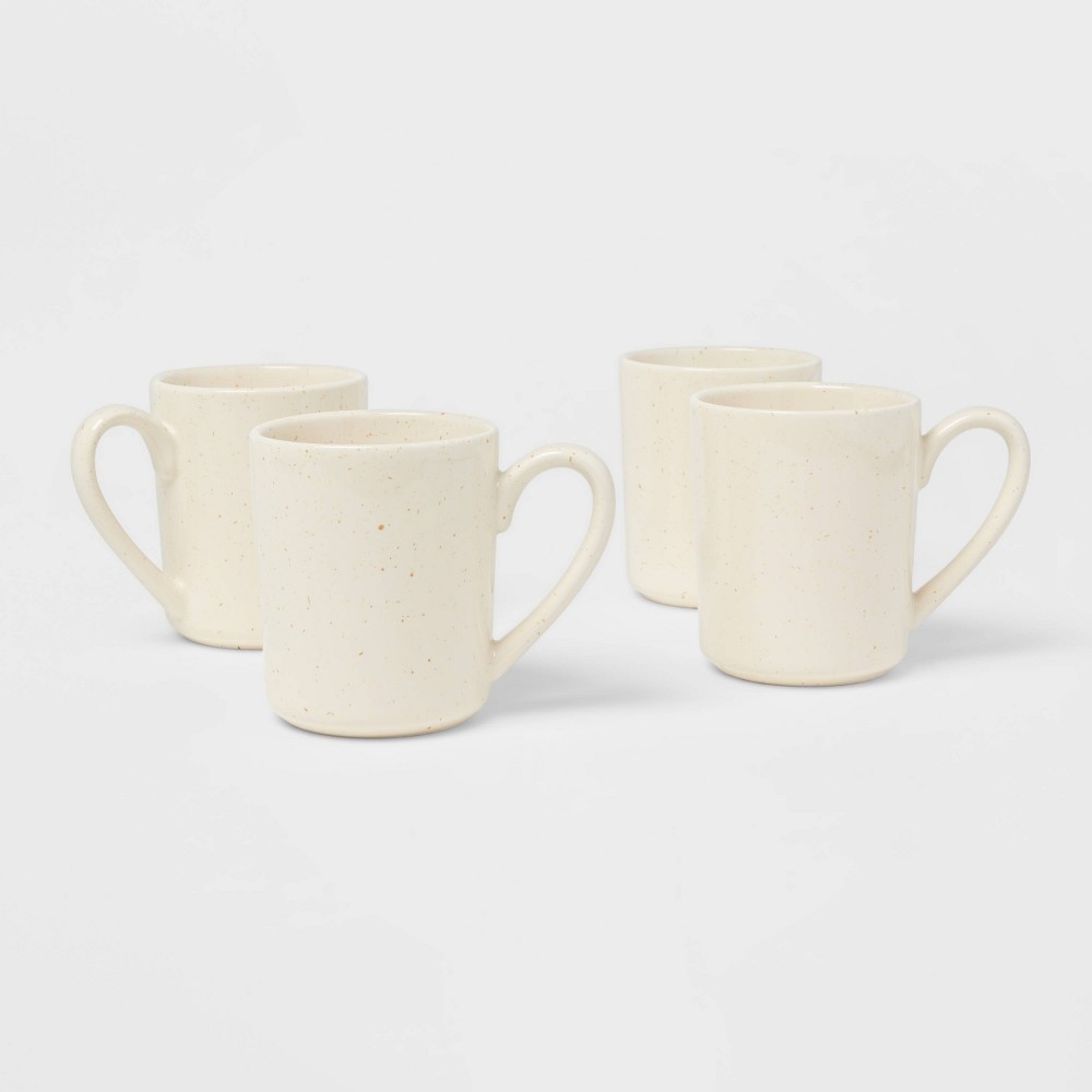 15oz 4pk Stoneware Rockwood Mugs - Threshold
