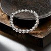Ross-Simons Italian 8mm Sterling Silver Bead Stretch Bracelet - 3 of 4