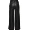 Women's Faux Leather Wide Leg Pants - LASCANA - 4 of 4