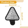 Unique Bargains Universal Car Sunglasses Clip with Magnetic PU Leather 3.15"x2.36" 1 Pc - 4 of 4