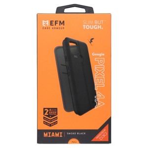 EFM Miami Series Folio Case for Google Pixel 4a - Smoke Black - 1 of 1