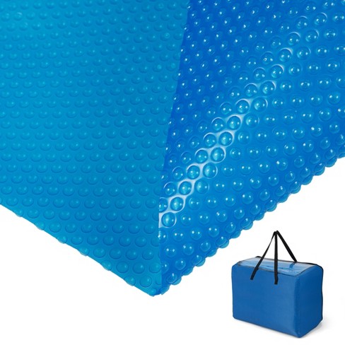 Costway Rectangular Pool Solar Cover 12 Mil Heat Retaining Blanket With  Carry Bag : Target