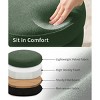Gericco 17" in Diameter Round Ottoman with Storage for Living Room Foot Stool Modern Upholstered Vanity Stool Ottoman Foot Rest, Set of 2 - 4 of 4