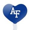 U.S. Air Force Academy Primary Logo Heart Love Cupcake Picks Toppers Decoration Set of 6 - 2 of 4
