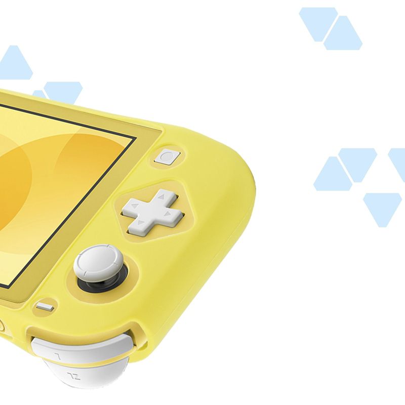 Insten Silicone Skin & Case for Nintendo Switch Lite - Lightweight & Anti-Scratch Protective Cover Accessories, Yellow, 3 of 10