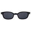 The Original X-KD's Biker Shades Sunglasses By PCSUN 20% Larger Black Frame w/ Super Dark Lens - 2 of 4