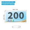 Unique Bargains Tearproof Sports Game Basketball Running Bib Competitor Numbers - 2 of 4
