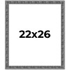 PosterPalooza | Distressed Black Picture Frame - UV Acrylic, Foam Board Backing, Hanging Hardware - 2 of 4