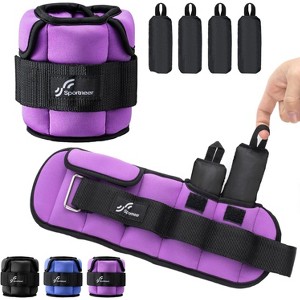Adjustable Ankle Weights for Women and Men：1 Pair 1 2 3 4 6 7 8 10 - 1 of 4
