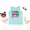 The Juniper Shop Live Love Gymnastics Toddler Tank - 3 of 4