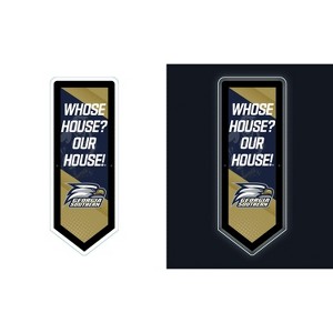 Evergreen Ultra-Thin Glazelight LED Wall Decor, Pennant, Georgia Southern University- 9 x 23 Inches Made In USA - 1 of 4