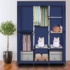 Vtec Trading Blue Portable Wardrobe Storage Organizer - 3 of 3