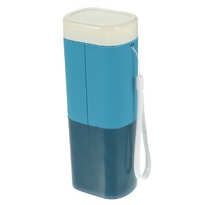 Unique Bargains Large Capacity Toothbrush Case with Cup Traveling Toothbrush Holders PP PE 7.87"x3.07"x2.28" 1 Pcs - 1 of 4