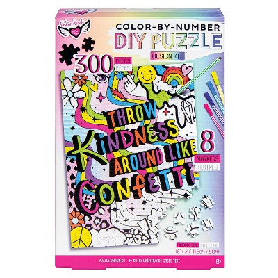 Color-By-Number DIY Puzzle Design Kit - Fashion Angels