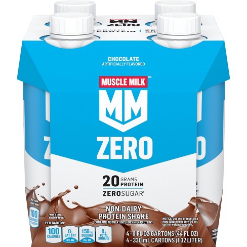 Muscle Milk Chocolate Protein Shake - 4pk/11 fl oz Bottles - image 1 of 4