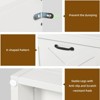 Shoe Cabinet Rack 4 Flip Drawers Storage Organizer Standing Dustproof Entryway - 4 of 4