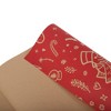 Unique Bargains Gift Wrap Paper Christmas Kraft 27.56"x19.69" 5 Pcs - 4 of 4