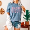 Simply Sage Market Women's Pink Nashville Short Sleeve Garment Dyed Tee - 2 of 2