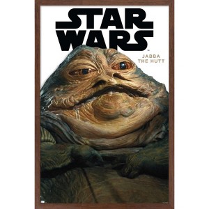 Trends International Star Wars: Saga - Jabba The Hutt Feature Series Framed Wall Poster Prints - 1 of 4