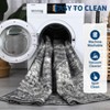 Indoor Soft Easy Vintage Luxurious Traditional Area Rug for Living Room Care Washable Floor Carpet Low Pile - 3 of 4