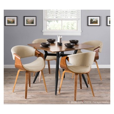Curvo Mid-Century Modern Dining Accent Chair - LumiSource