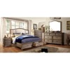 NicBex Nightstand with 3 Drawers,1pc Side Table with Wood Frame,Bedside Table for Bedroom,Living Room - 2 of 4