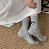 Alilang Women's Cotton Bow - Heart Pattern Ankle Socks 6pk - 4 of 4