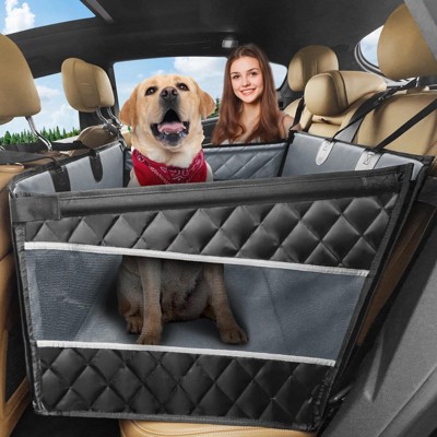JOEJOY Dog Car Seat for Large Dogs, Car Booster Seat for Pet Travel with Waterproof Pad, Seat Dog Hammock