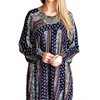 Women's Paisley Baby Doll Tunic - Velzera - 2 of 3
