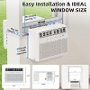 Zafro 12,000 BTU U-Shaped Air Conditioner Window Unit Cools up to 550 Sq.ft, Ultra Quiet Window Air Conditioner with Full Window View - 3 of 4