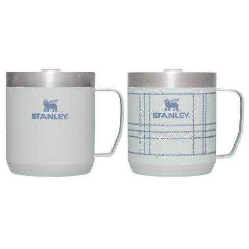 STANLEY LEGENDARY CAMP MUG 12 OZ STAINLESS STEEL COFFEE MUG-WHITE