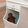 Pogo Desk with Easy Glide Drawer and Storage Bin - Soft White - Sauder - 4 of 4