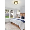 Willow 3-Light Flushmount Ceiling Light - Modern Steel Fixture for Kitchen & Dining - 2 of 4