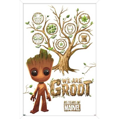 Trends International Marvel We Are Groot - Tree Framed Wall Poster Prints